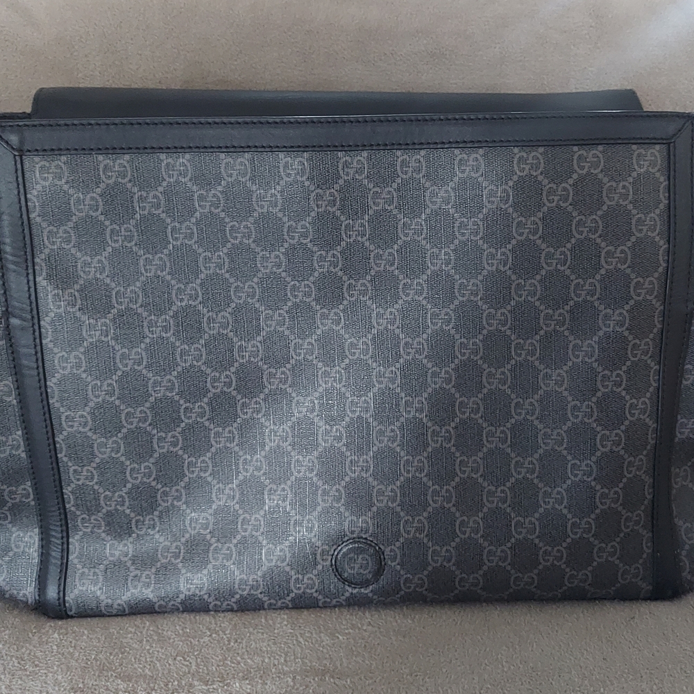 Gucci Black and Gray Men's Diaper Bag - Picture 2 of 6